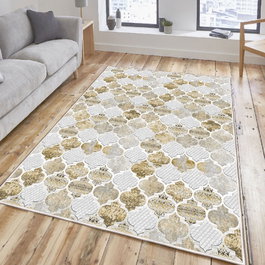 Conceptum Els2389 Alfombra de Terciopelo Multicolor 80 x 120 cm